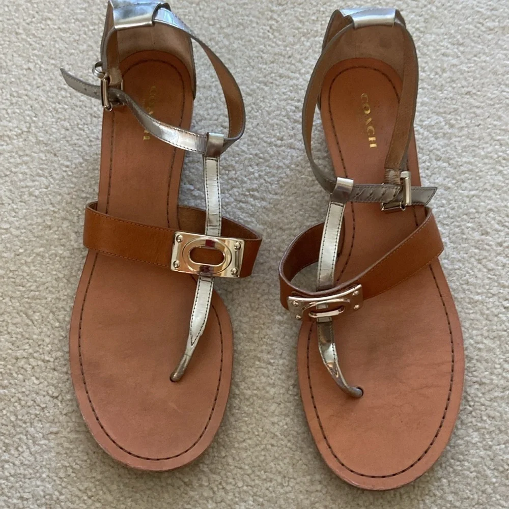 Coach Summer sandals new in the box Size 9